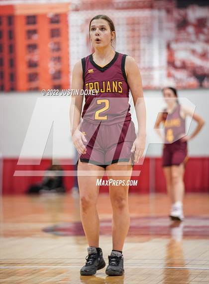 Thumbnail 2 in Lowry vs. Pahrump Valley (NIAA Class 3A State Girls Semifinal) photogallery.