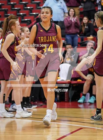 Thumbnail 1 in Lowry vs. Pahrump Valley (NIAA Class 3A State Girls Semifinal) photogallery.