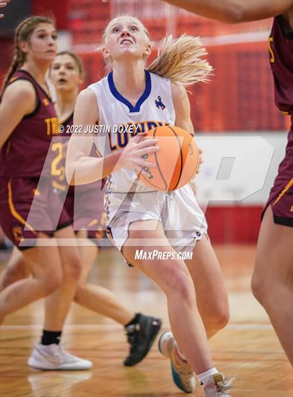 Thumbnail 3 in Lowry vs. Pahrump Valley (NIAA Class 3A State Girls Semifinal) photogallery.