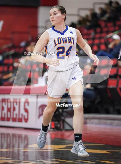 Thumbnail 2 in Lowry vs. Pahrump Valley (NIAA Class 3A State Girls Semifinal) photogallery.