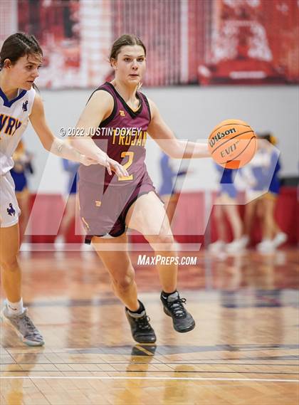 Thumbnail 3 in Lowry vs. Pahrump Valley (NIAA Class 3A State Girls Semifinal) photogallery.
