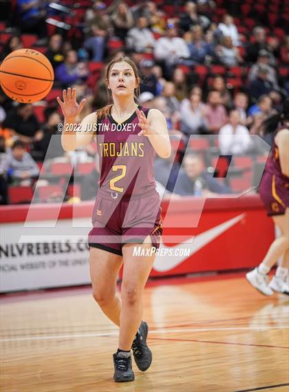 Thumbnail 2 in Lowry vs. Pahrump Valley (NIAA Class 3A State Girls Semifinal) photogallery.
