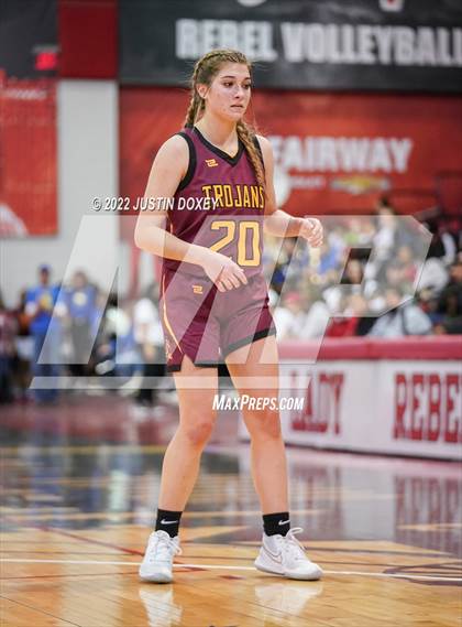 Thumbnail 1 in Lowry vs. Pahrump Valley (NIAA Class 3A State Girls Semifinal) photogallery.