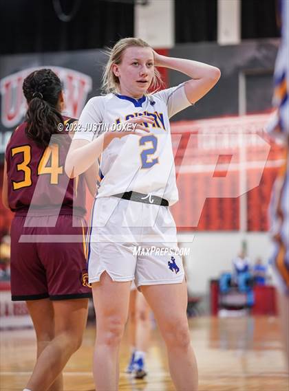 Thumbnail 1 in Lowry vs. Pahrump Valley (NIAA Class 3A State Girls Semifinal) photogallery.