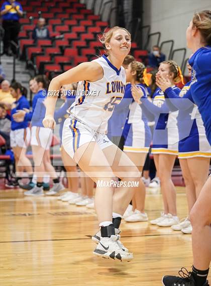 Thumbnail 2 in Lowry vs. Pahrump Valley (NIAA Class 3A State Girls Semifinal) photogallery.