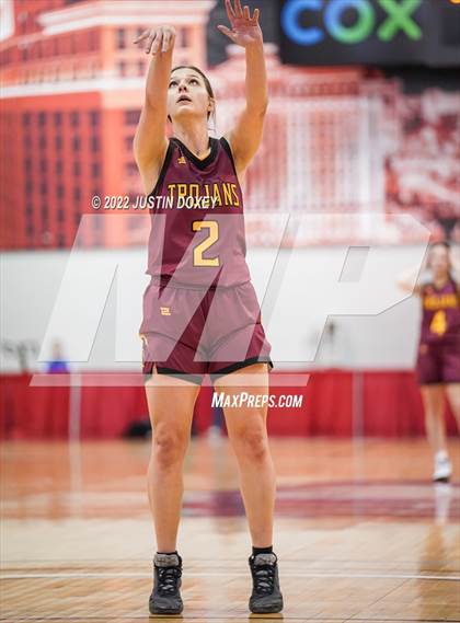 Thumbnail 3 in Lowry vs. Pahrump Valley (NIAA Class 3A State Girls Semifinal) photogallery.