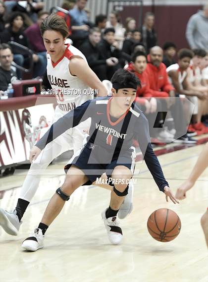 Thumbnail 1 in Viewpoint vs. Village Christian (Rancho Mirage Holiday Invitational) photogallery.