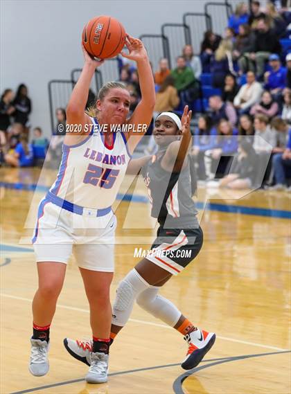 Thumbnail 3 in Lebanon Girls Basketball (Extending the Season) photogallery.