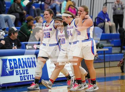 Thumbnail 2 in Lebanon Girls Basketball (Extending the Season) photogallery.