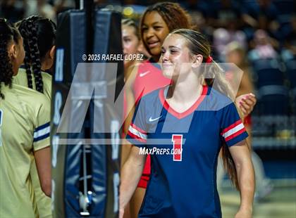 Thumbnail 1 in O'Connor vs. Dawson (UIL Volleyball 6A D1 State Semifinals) photogallery.