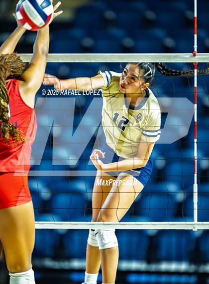 Thumbnail 1 in O'Connor vs. Dawson (UIL Volleyball 6A D1 State Semifinals) photogallery.