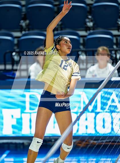 Thumbnail 2 in O'Connor vs. Dawson (UIL Volleyball 6A D1 State Semifinals) photogallery.