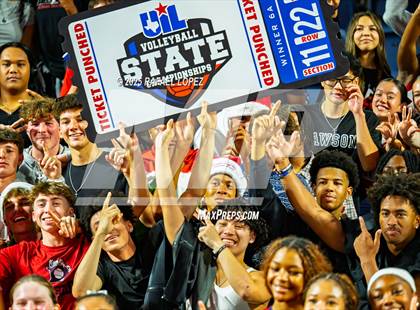 Thumbnail 3 in O'Connor vs. Dawson (UIL Volleyball 6A D1 State Semifinals) photogallery.
