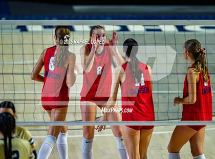 Thumbnail 2 in O'Connor vs. Dawson (UIL Volleyball 6A D1 State Semifinals) photogallery.