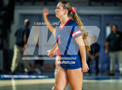 Thumbnail 3 in O'Connor vs. Dawson (UIL Volleyball 6A D1 State Semifinals) photogallery.