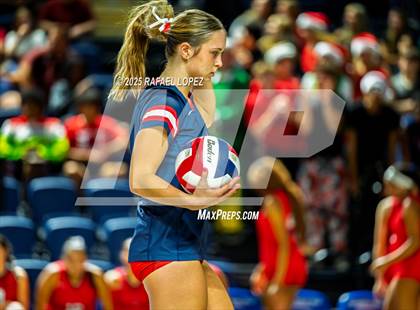 Thumbnail 2 in O'Connor vs. Dawson (UIL Volleyball 6A D1 State Semifinals) photogallery.