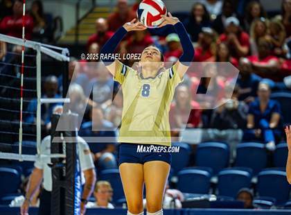Thumbnail 3 in O'Connor vs. Dawson (UIL Volleyball 6A D1 State Semifinals) photogallery.