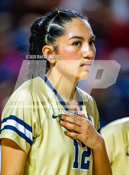 Thumbnail 1 in O'Connor vs. Dawson (UIL Volleyball 6A D1 State Semifinals) photogallery.