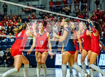 Thumbnail 3 in O'Connor vs. Dawson (UIL Volleyball 6A D1 State Semifinals) photogallery.