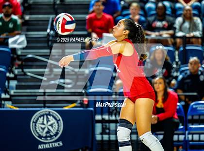 Thumbnail 1 in O'Connor vs. Dawson (UIL Volleyball 6A D1 State Semifinals) photogallery.