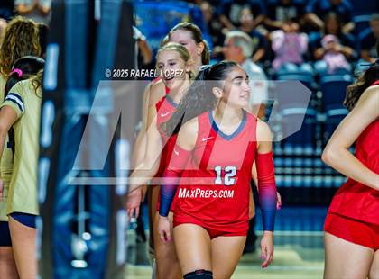 Thumbnail 3 in O'Connor vs. Dawson (UIL Volleyball 6A D1 State Semifinals) photogallery.