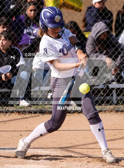 Thumbnail 2 in Woodcrest Christian @ Santiago (CIF SS D6 Semifinal) photogallery.