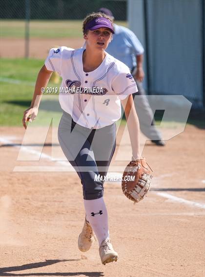 Thumbnail 2 in Woodcrest Christian @ Santiago (CIF SS D6 Semifinal) photogallery.