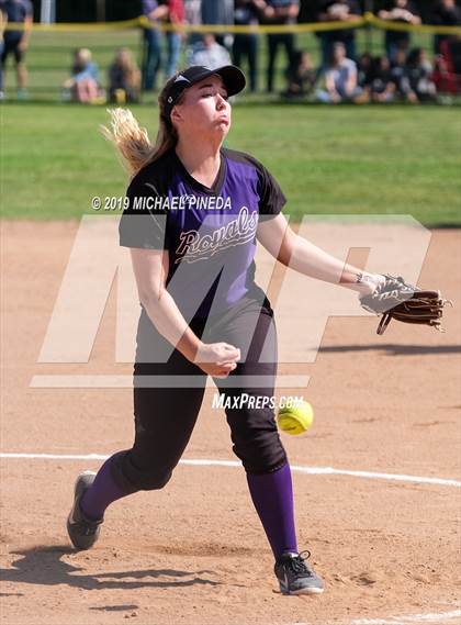 Thumbnail 3 in Woodcrest Christian @ Santiago (CIF SS D6 Semifinal) photogallery.