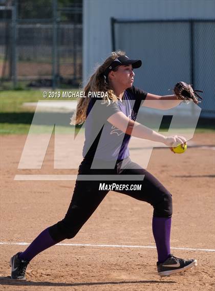 Thumbnail 2 in Woodcrest Christian @ Santiago (CIF SS D6 Semifinal) photogallery.