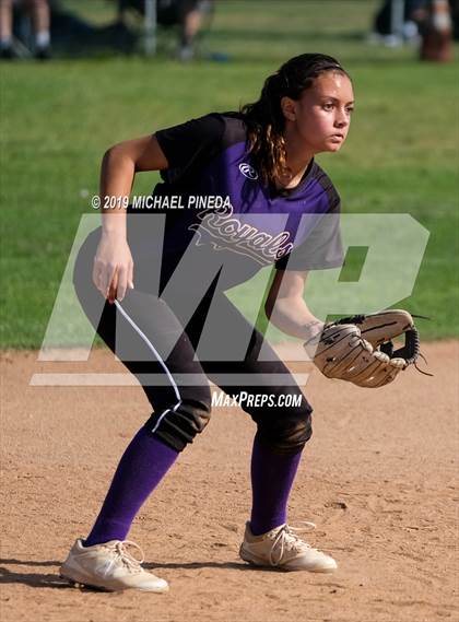 Thumbnail 3 in Woodcrest Christian @ Santiago (CIF SS D6 Semifinal) photogallery.