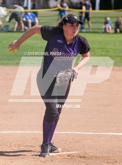 Thumbnail 2 in Woodcrest Christian @ Santiago (CIF SS D6 Semifinal) photogallery.