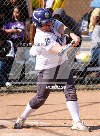 Thumbnail 1 in Woodcrest Christian @ Santiago (CIF SS D6 Semifinal) photogallery.