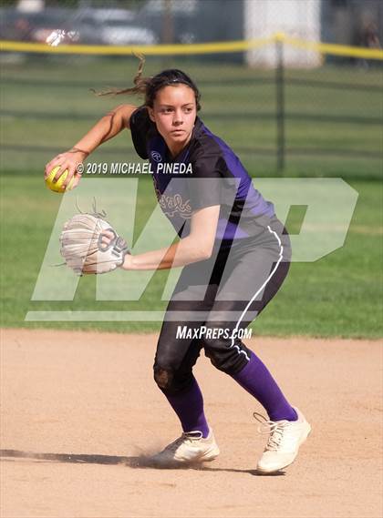 Thumbnail 3 in Woodcrest Christian @ Santiago (CIF SS D6 Semifinal) photogallery.