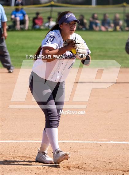 Thumbnail 3 in Woodcrest Christian @ Santiago (CIF SS D6 Semifinal) photogallery.