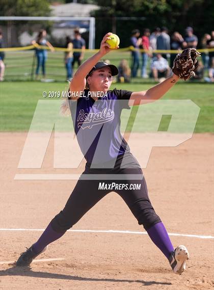 Thumbnail 2 in Woodcrest Christian @ Santiago (CIF SS D6 Semifinal) photogallery.