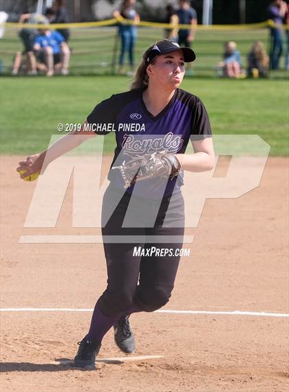 Thumbnail 1 in Woodcrest Christian @ Santiago (CIF SS D6 Semifinal) photogallery.