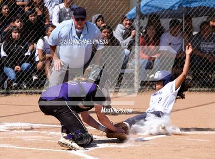Thumbnail 1 in Woodcrest Christian @ Santiago (CIF SS D6 Semifinal) photogallery.