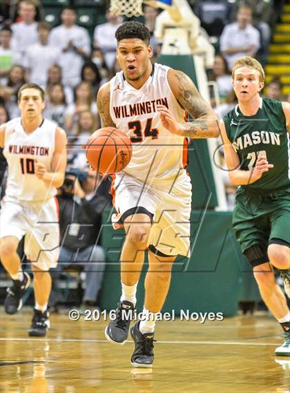 Thumbnail 1 in Mason vs. Wilmington (OHSAA Southwest Sectional Playoff) photogallery.