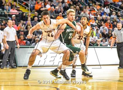 Thumbnail 2 in Mason vs. Wilmington (OHSAA Southwest Sectional Playoff) photogallery.