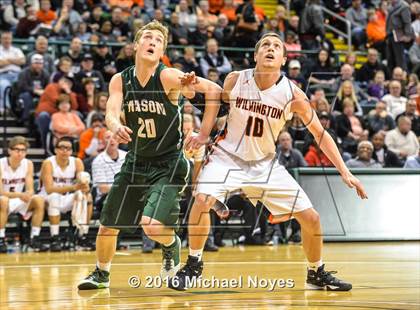 Thumbnail 1 in Mason vs. Wilmington (OHSAA Southwest Sectional Playoff) photogallery.