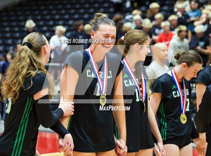 Thumbnail 3 in Southlake Carroll vs. Austin (UIL 6A D2 Volleyball Medal Ceremony) photogallery.