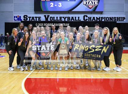 Thumbnail 2 in Southlake Carroll vs. Austin (UIL 6A D2 Volleyball Medal Ceremony) photogallery.