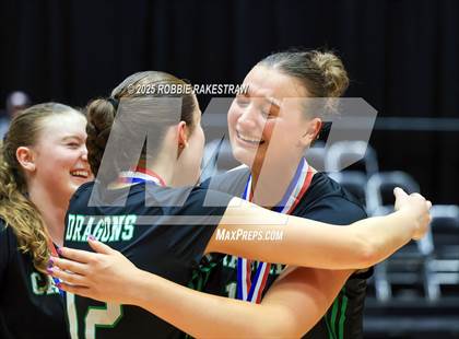 Thumbnail 1 in Southlake Carroll vs. Austin (UIL 6A D2 Volleyball Medal Ceremony) photogallery.