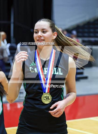 Thumbnail 1 in Southlake Carroll vs. Austin (UIL 6A D2 Volleyball Medal Ceremony) photogallery.