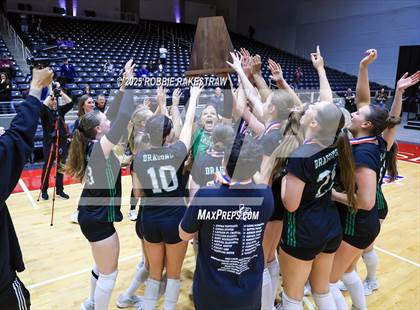 Thumbnail 3 in Southlake Carroll vs. Austin (UIL 6A D2 Volleyball Medal Ceremony) photogallery.