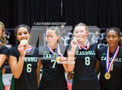 Thumbnail 1 in Southlake Carroll vs. Austin (UIL 6A D2 Volleyball Medal Ceremony) photogallery.