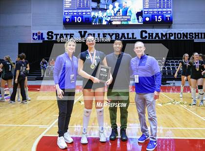 Thumbnail 3 in Southlake Carroll vs. Austin (UIL 6A D2 Volleyball Medal Ceremony) photogallery.