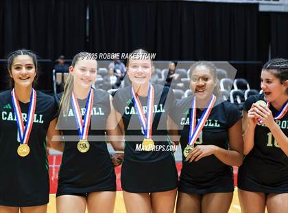Thumbnail 3 in Southlake Carroll vs. Austin (UIL 6A D2 Volleyball Medal Ceremony) photogallery.