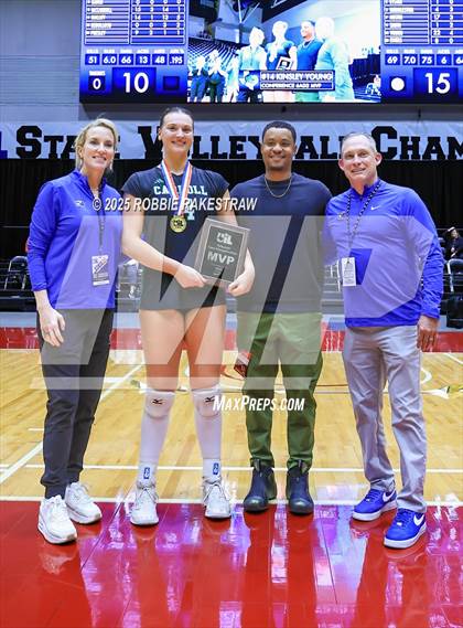 Thumbnail 1 in Southlake Carroll vs. Austin (UIL 6A D2 Volleyball Medal Ceremony) photogallery.