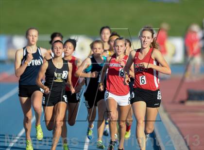 Thumbnail 2 in CIF State Track and Field Championships (Day 2 - Girls 1600m) photogallery.